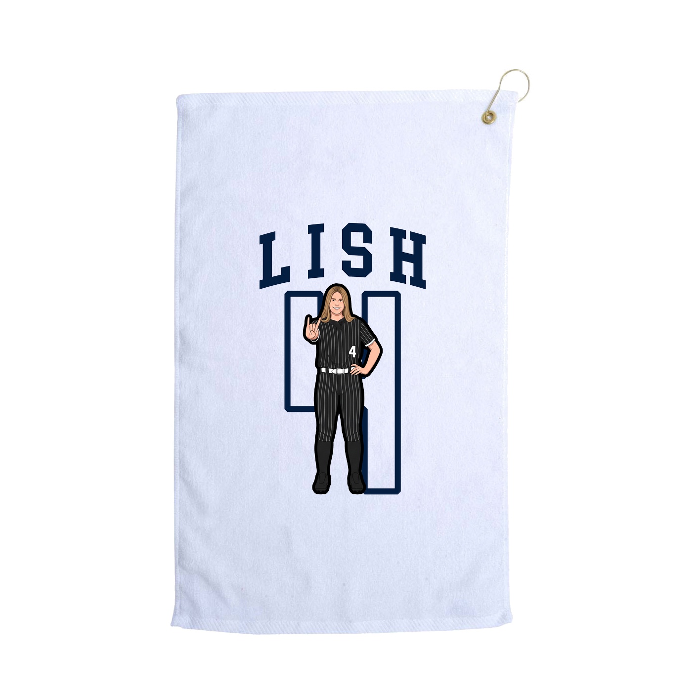 Golf Towel — Shirsey in White