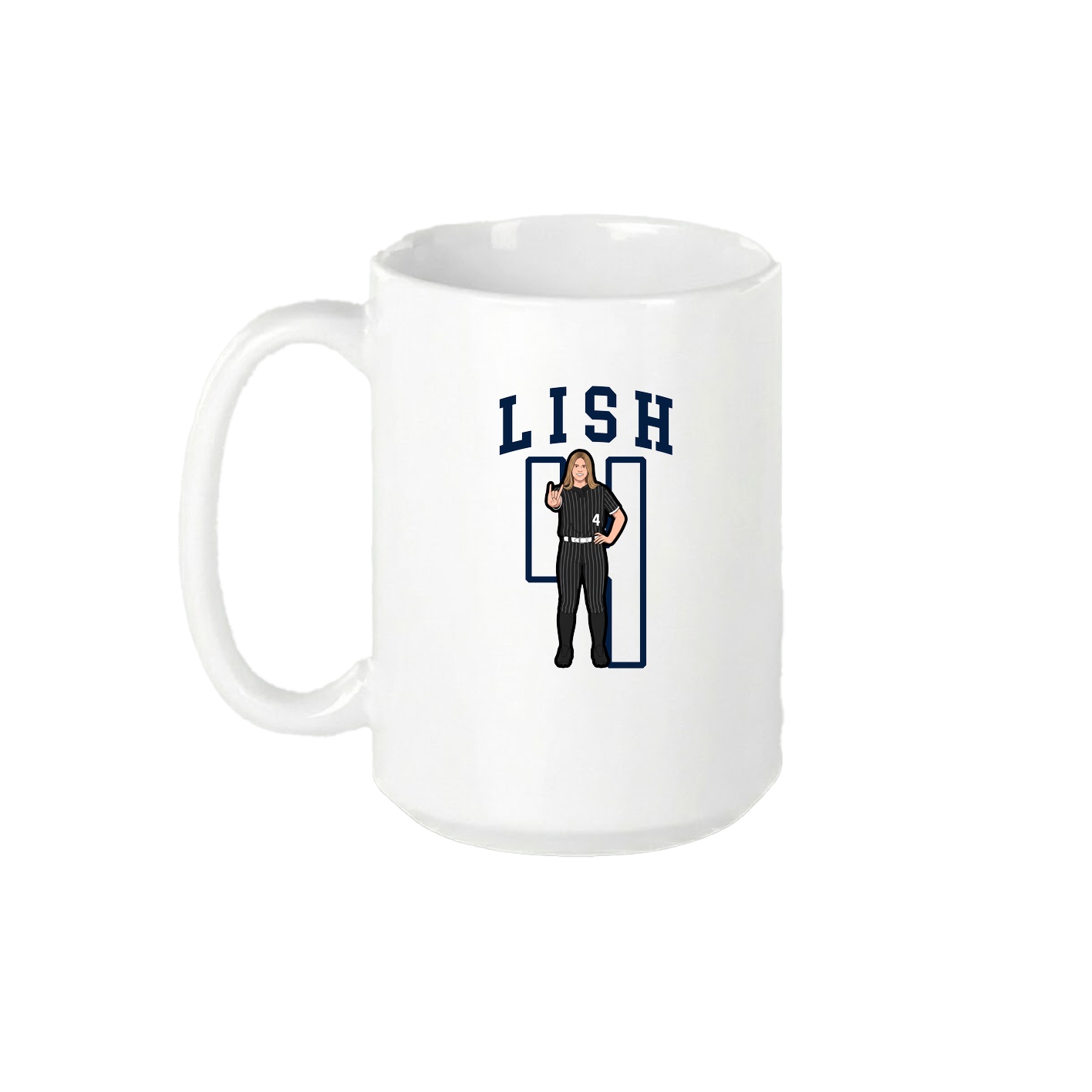 15oz Coffee Mug — Shirsey in White