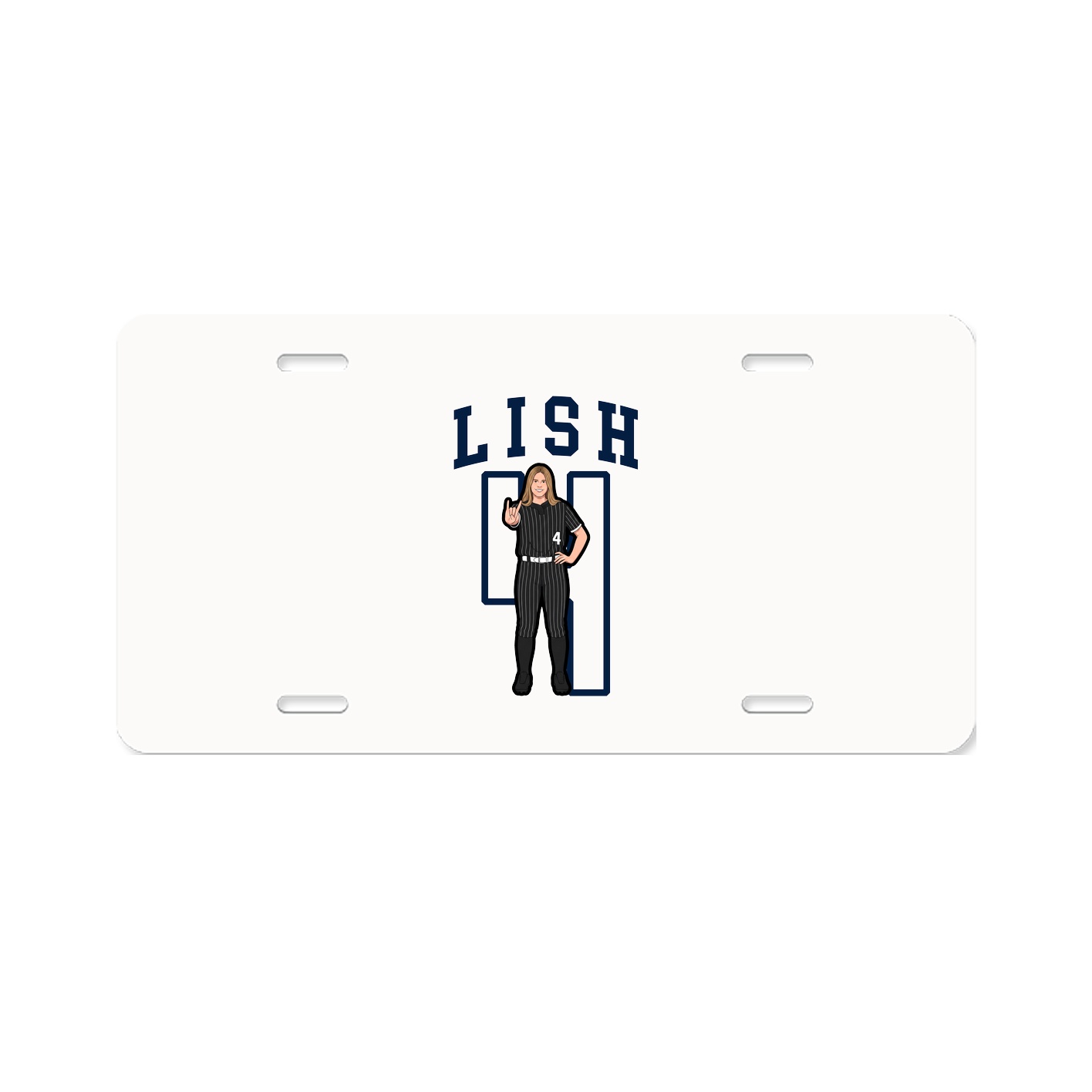 License Plate — Shirsey in Classic