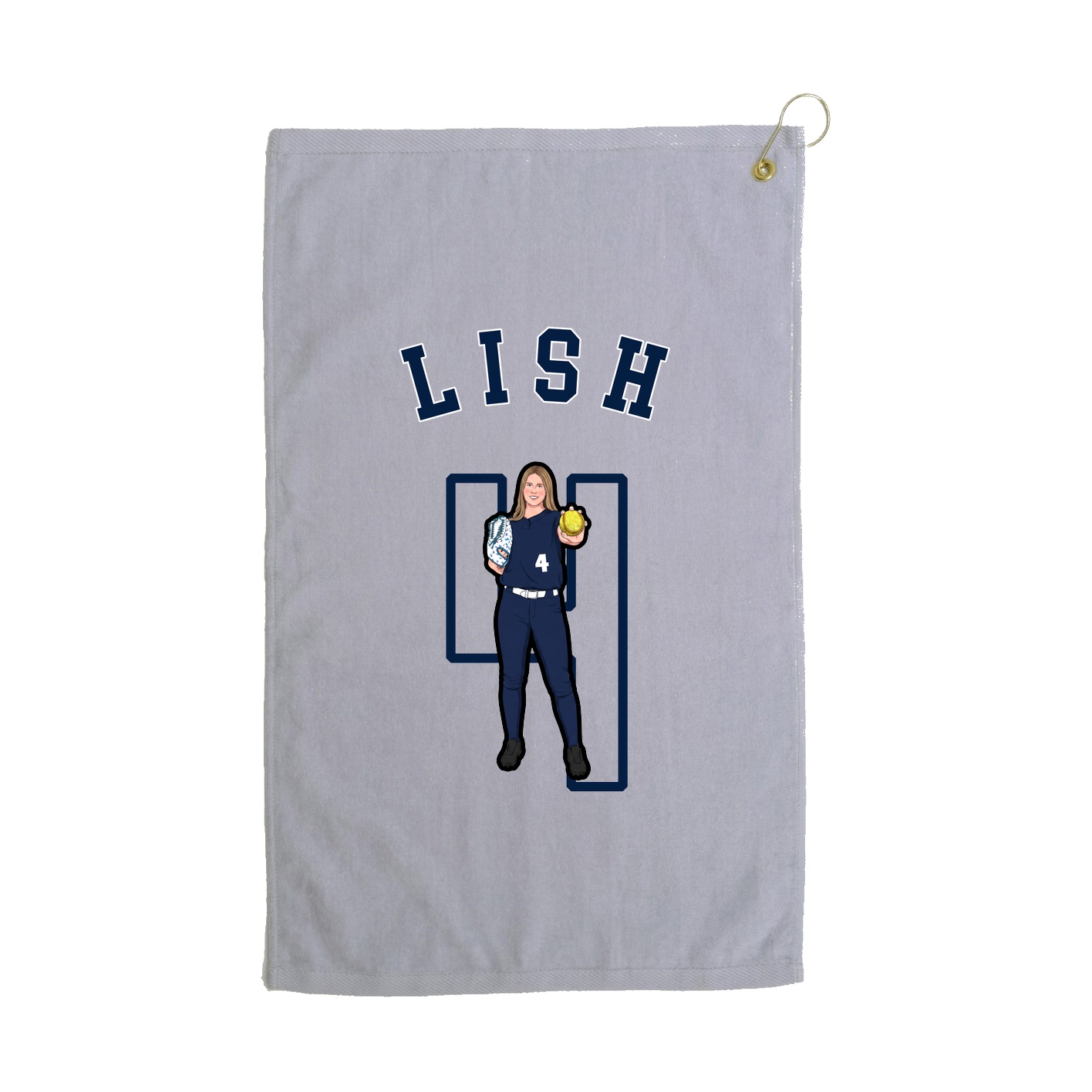 Golf Towel — Shirsey Arch in Grey