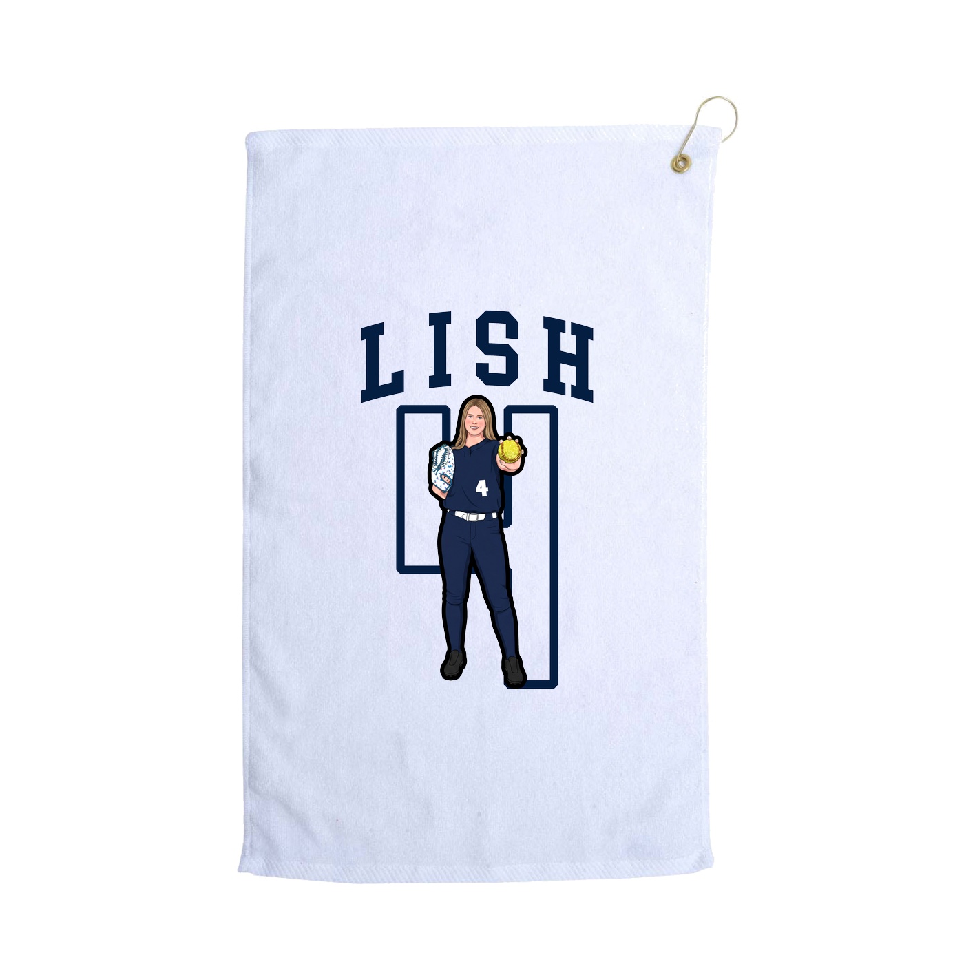 Golf Towel — Shirsey in White