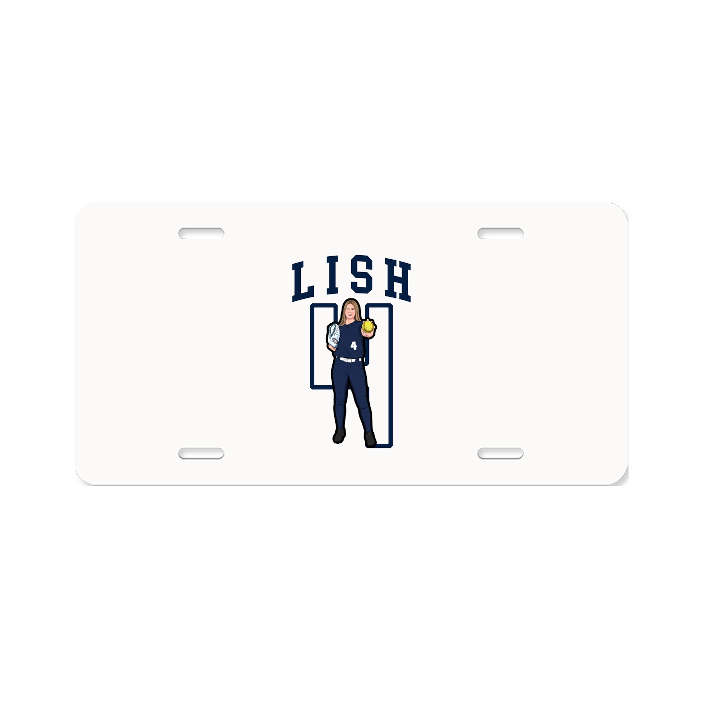 Aluminum License Plate