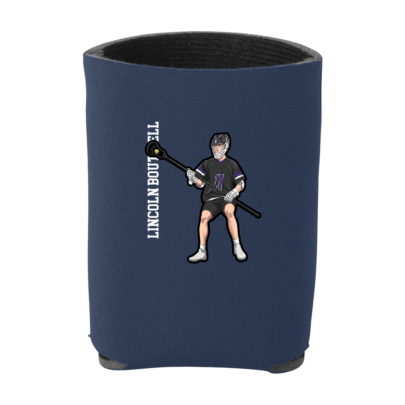 Can Holder — Name Vertical in Navy