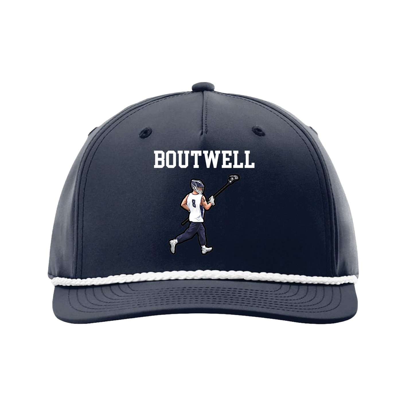 Five-Panel Classic Rope Cap — Shirsey in Navy