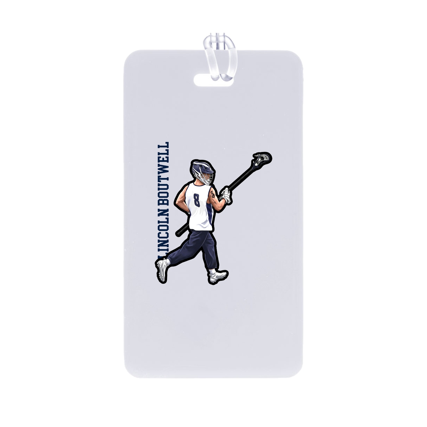 Bag Tag — Name Vertical in Classic