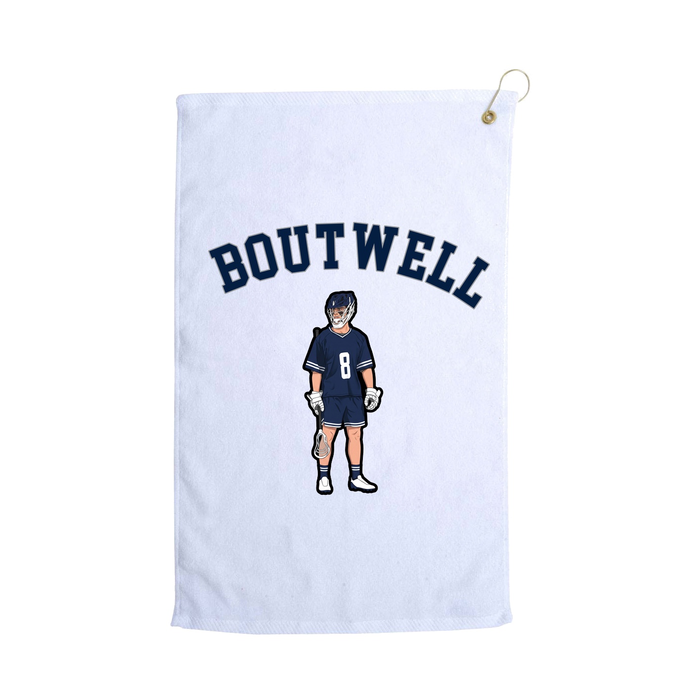 Golf Towel — Shirsey Arch in White