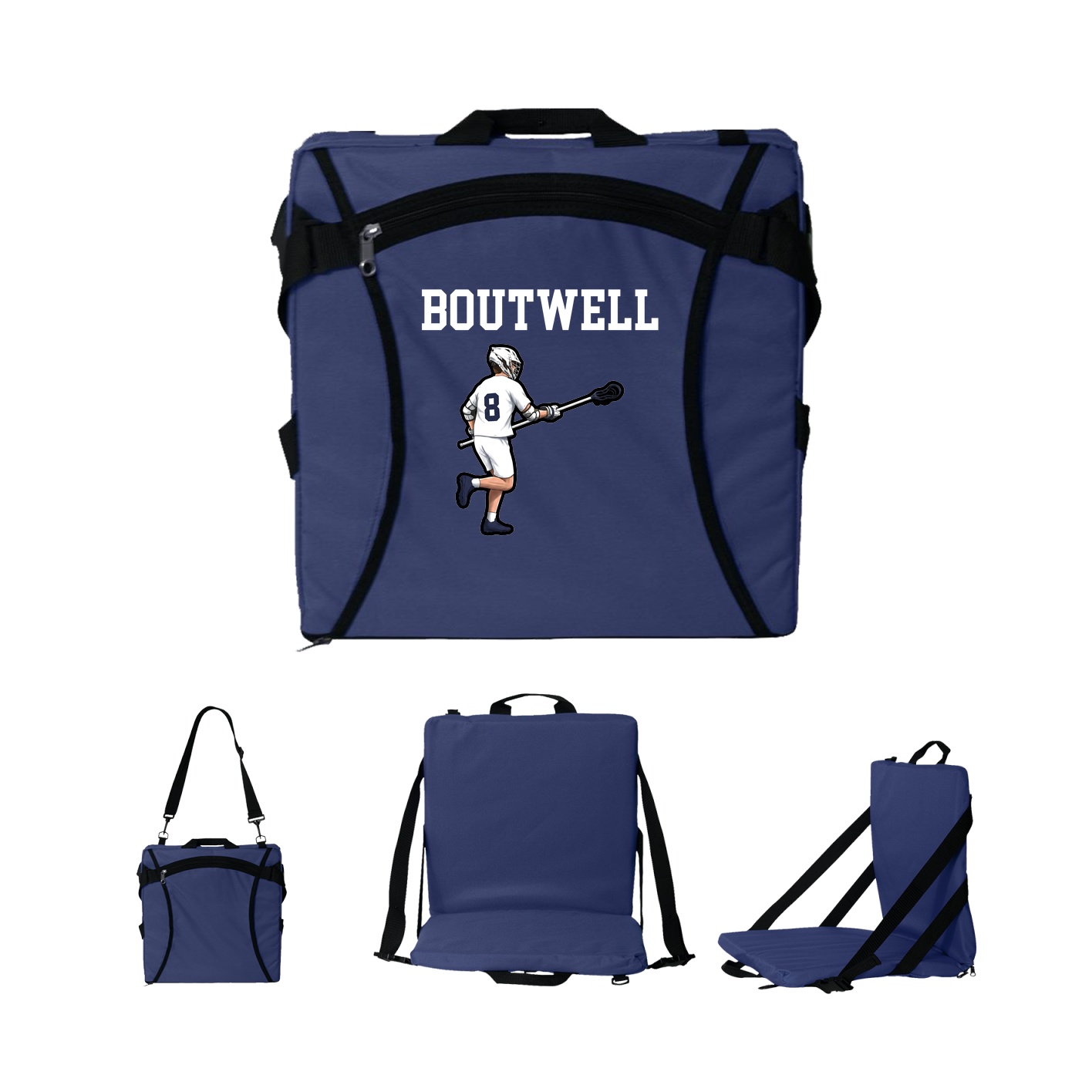 Folding Stadium Seat — Shirsey in Navy