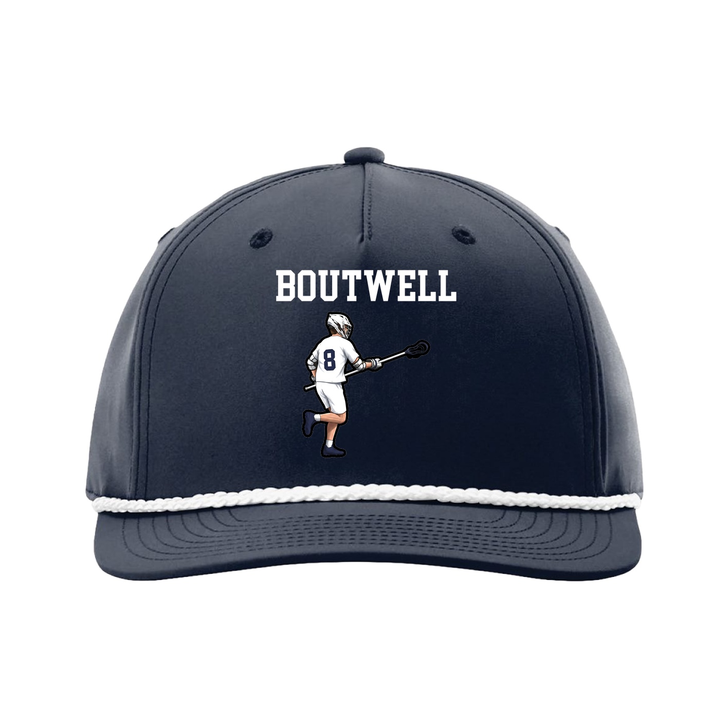 Five-Panel Classic Rope Cap — Shirsey in Navy