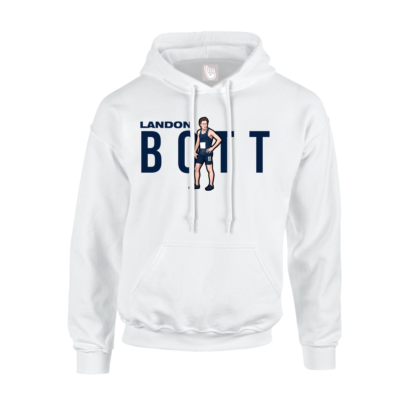 Hoodie — Player Name in White