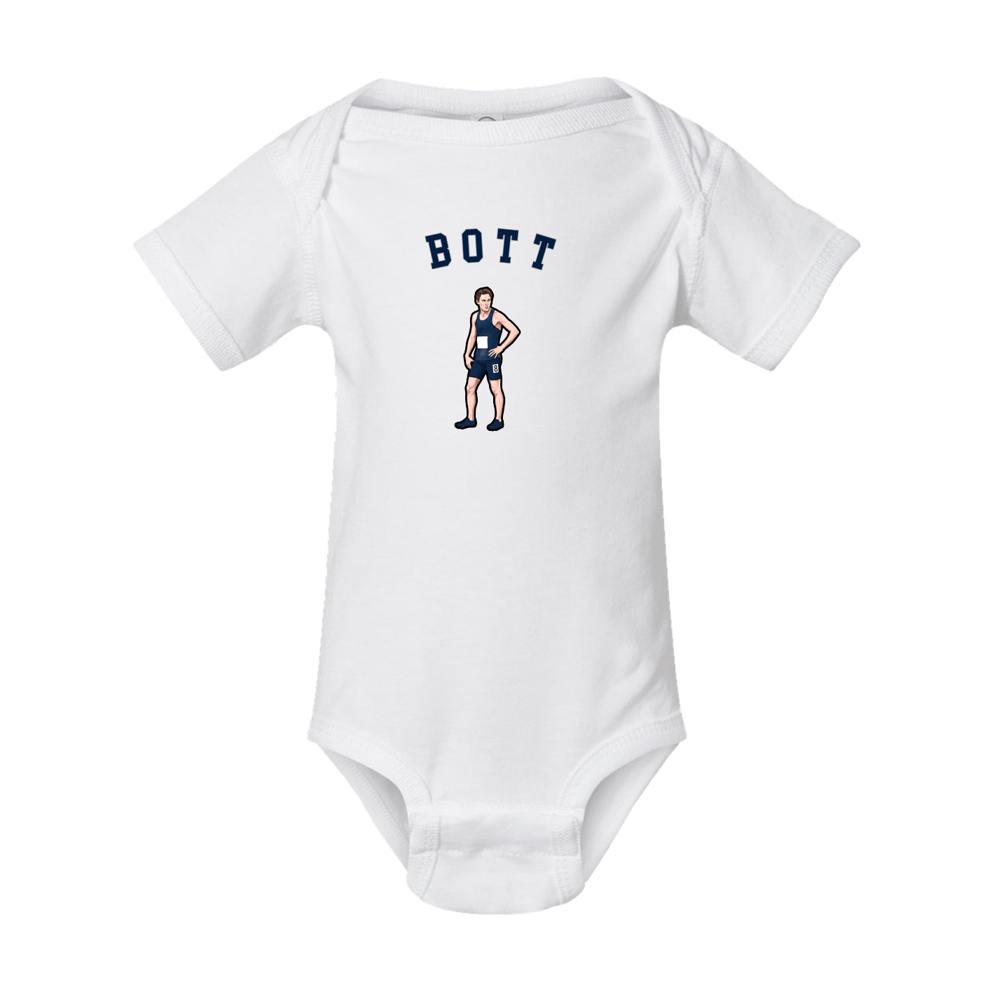 Baby Onesie — Shirsey Arch in White