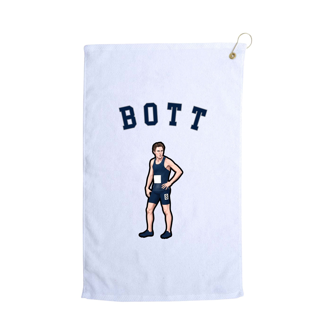 Golf Towel — Shirsey Arch in White