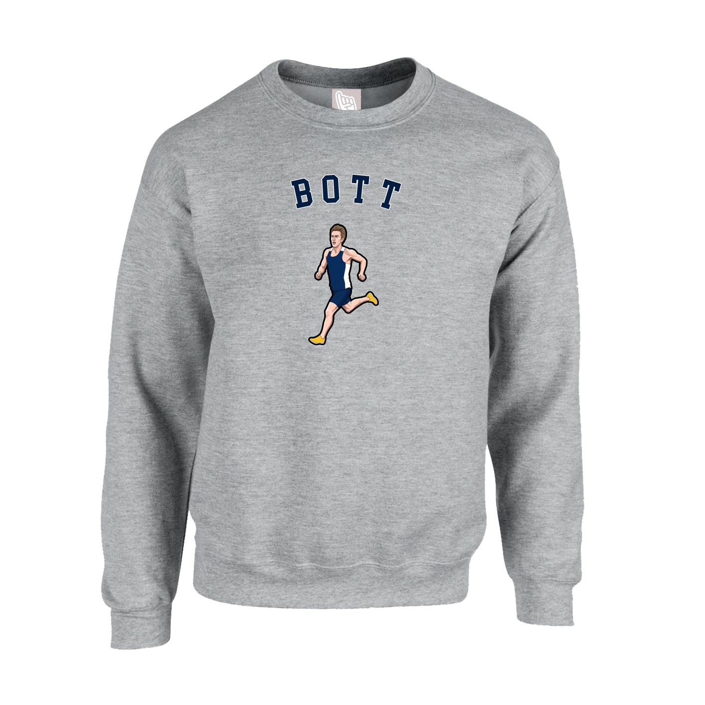 Fleece Crew — Shirsey Arch in Grey