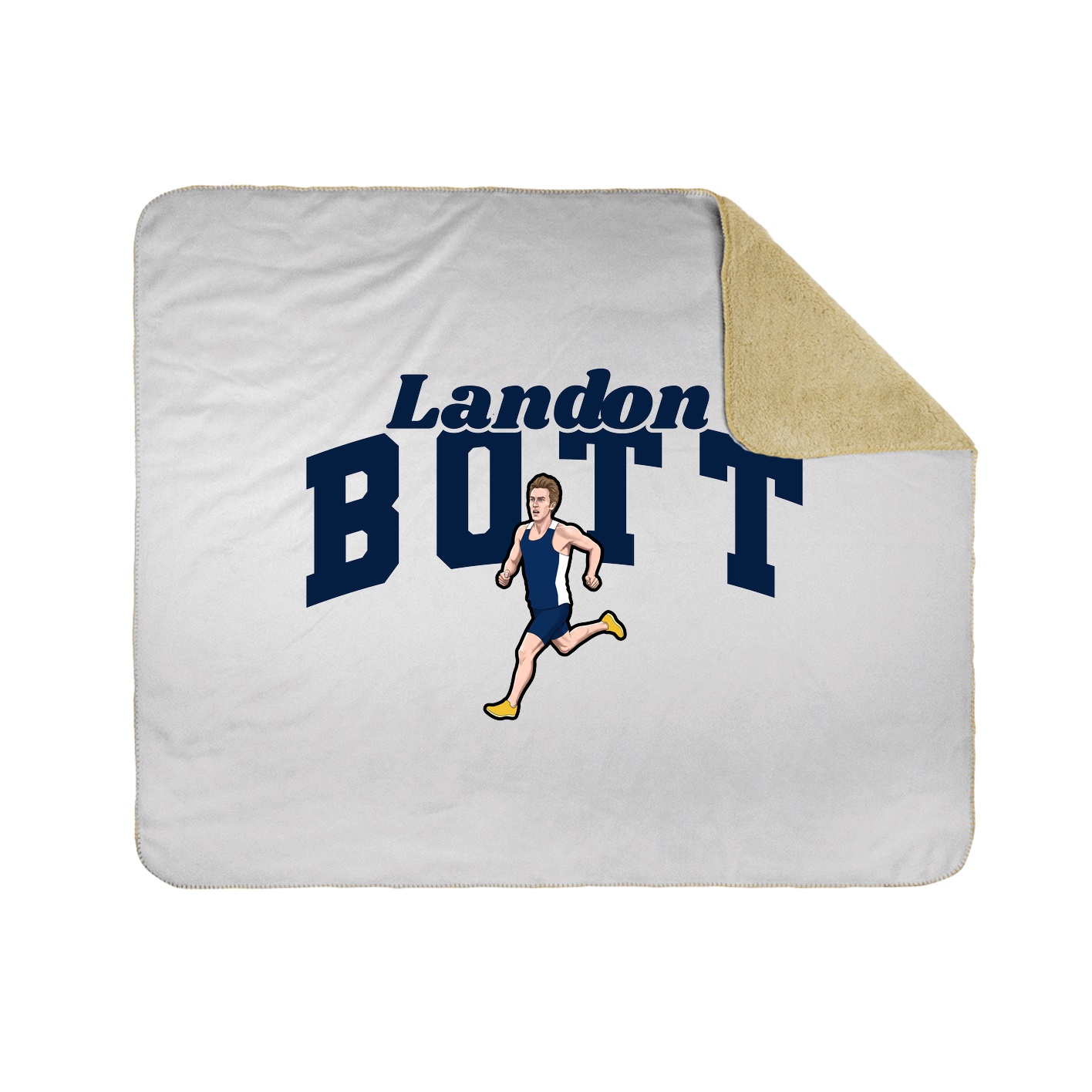 Throw Blanket — Signature Arch in White