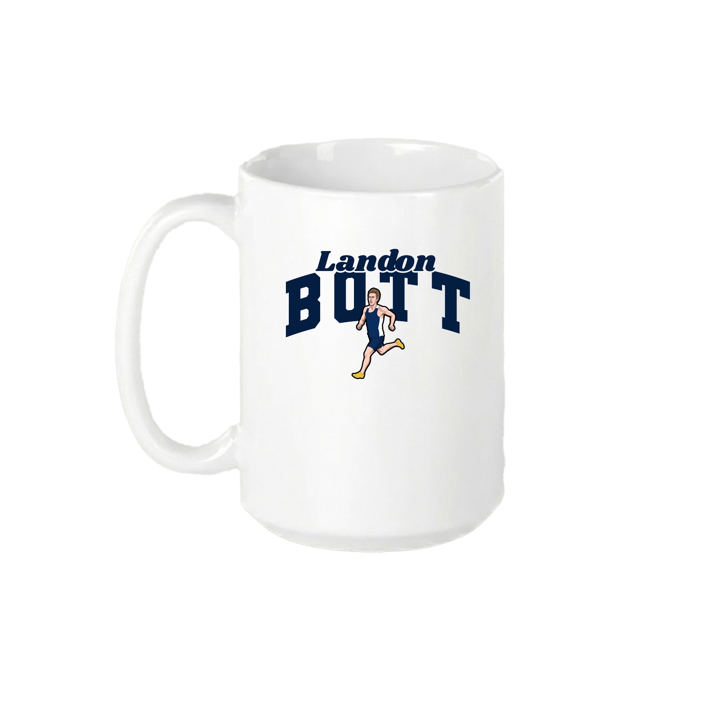 15oz Coffee Mug — Signature Arch in White