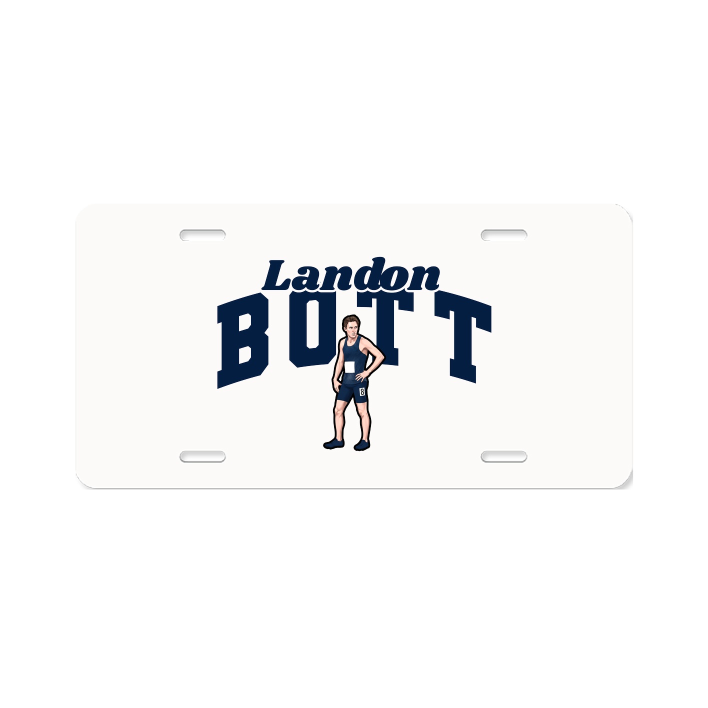 License Plate — Signature Arch in Classic
