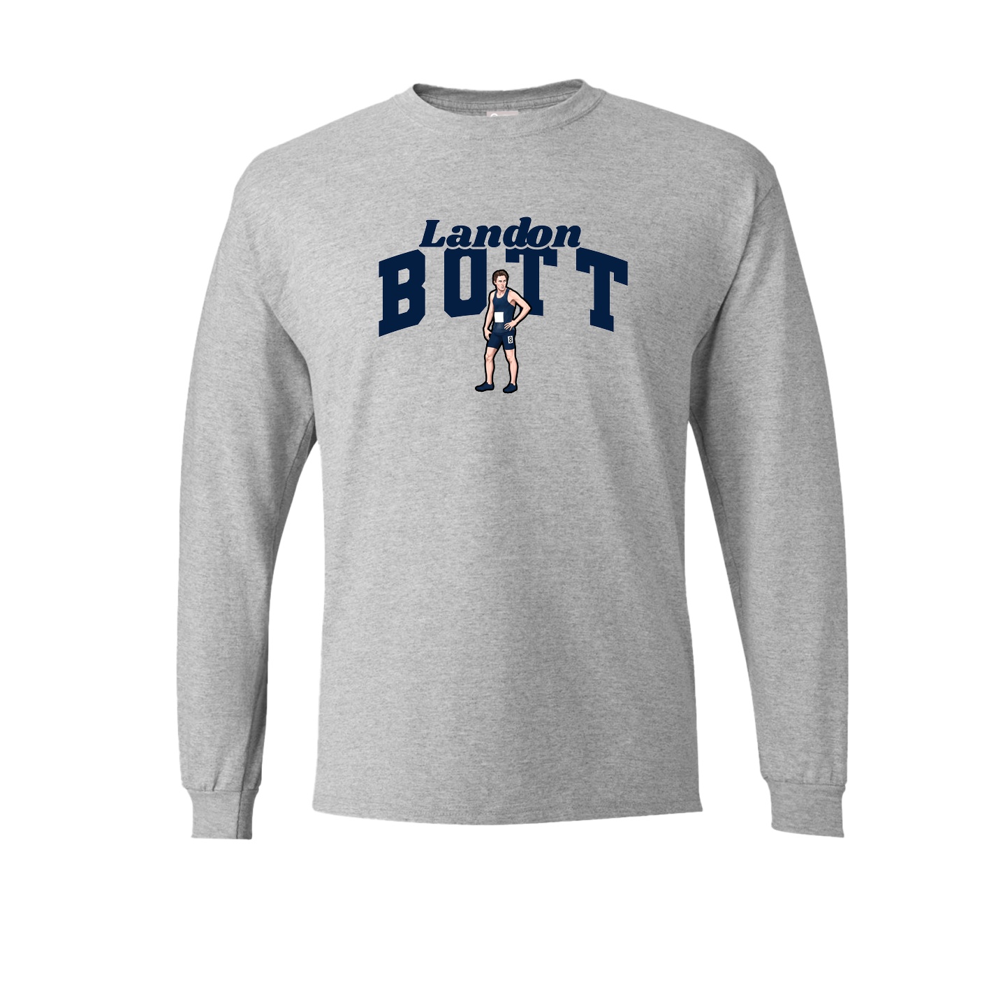 Long Sleeve Tee — Signature Arch in Grey