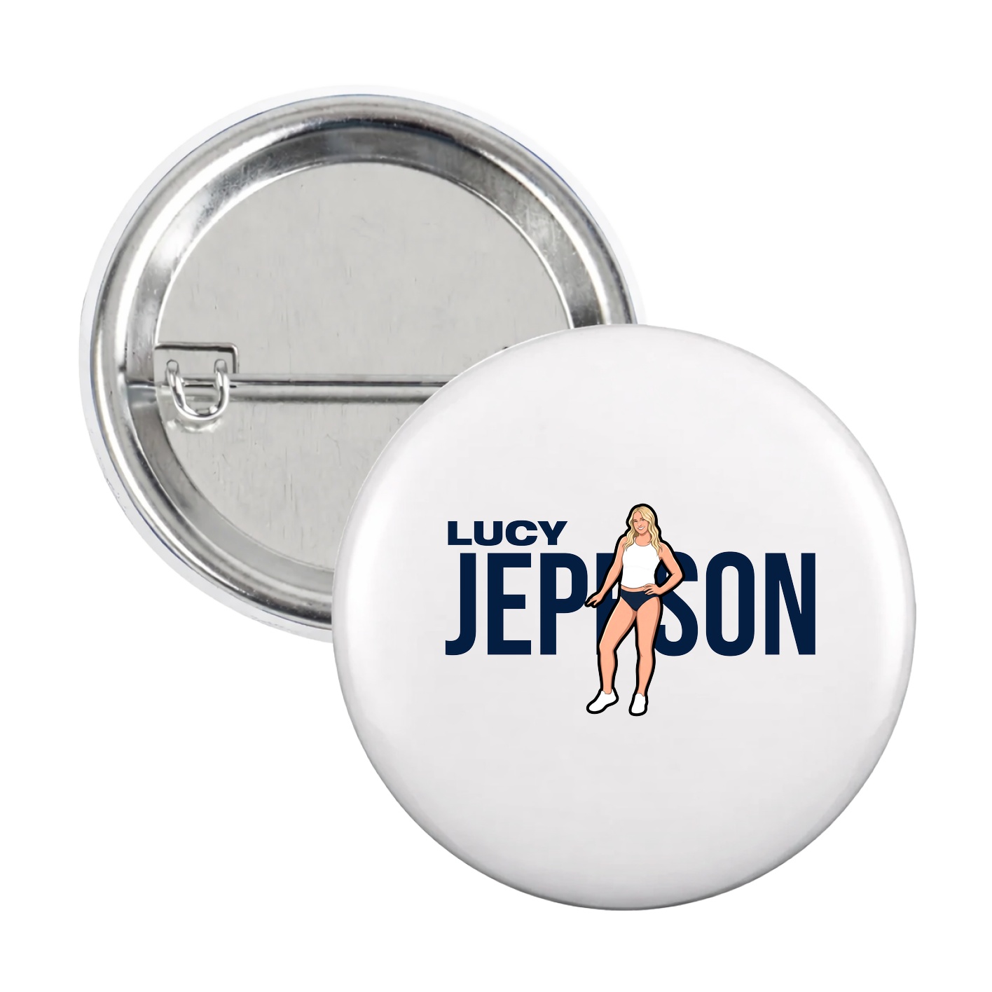 Game Day Button — Player Name in White