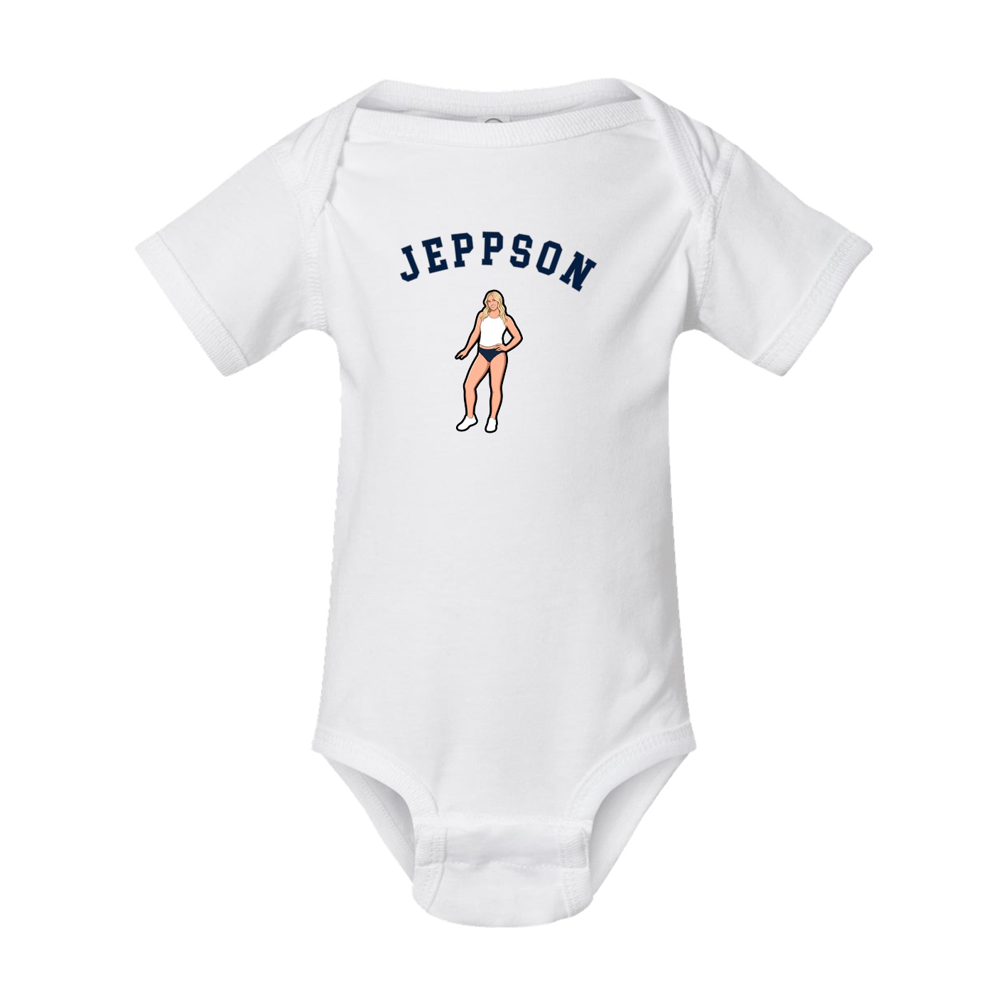 Baby Onesie — Shirsey Arch in White