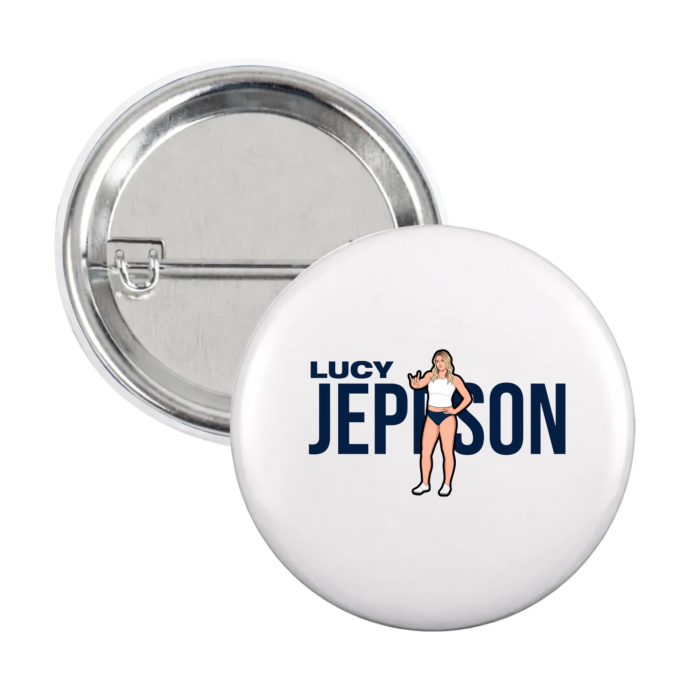 Game Day Button — Player Name in White