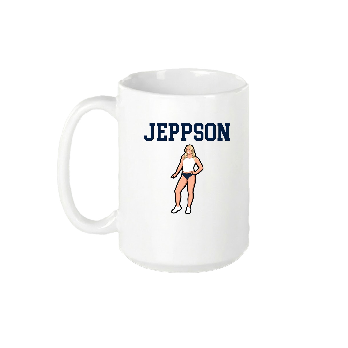 15oz Coffee Mug — Shirsey in White