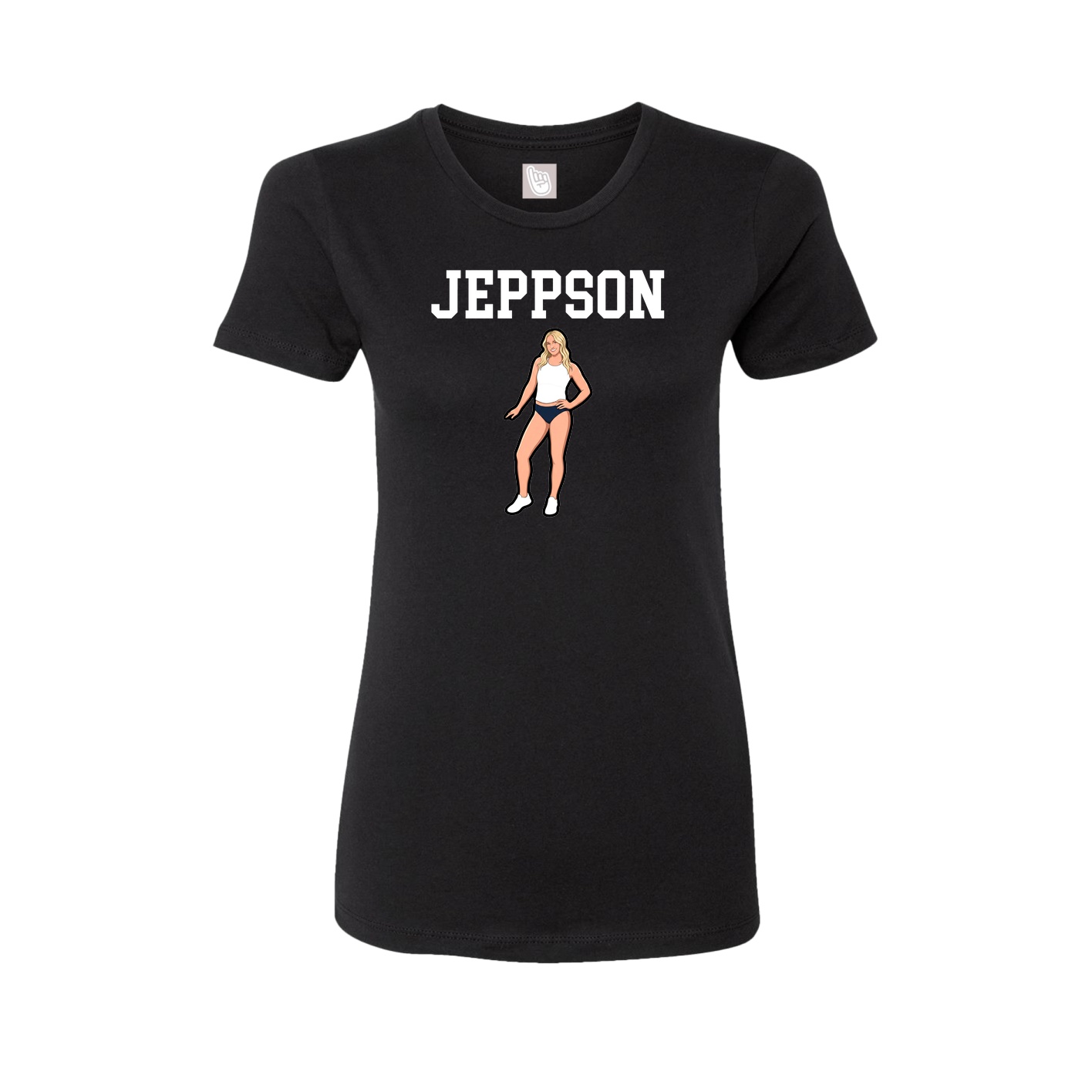 Fitted Women's Tee — Shirsey in Black