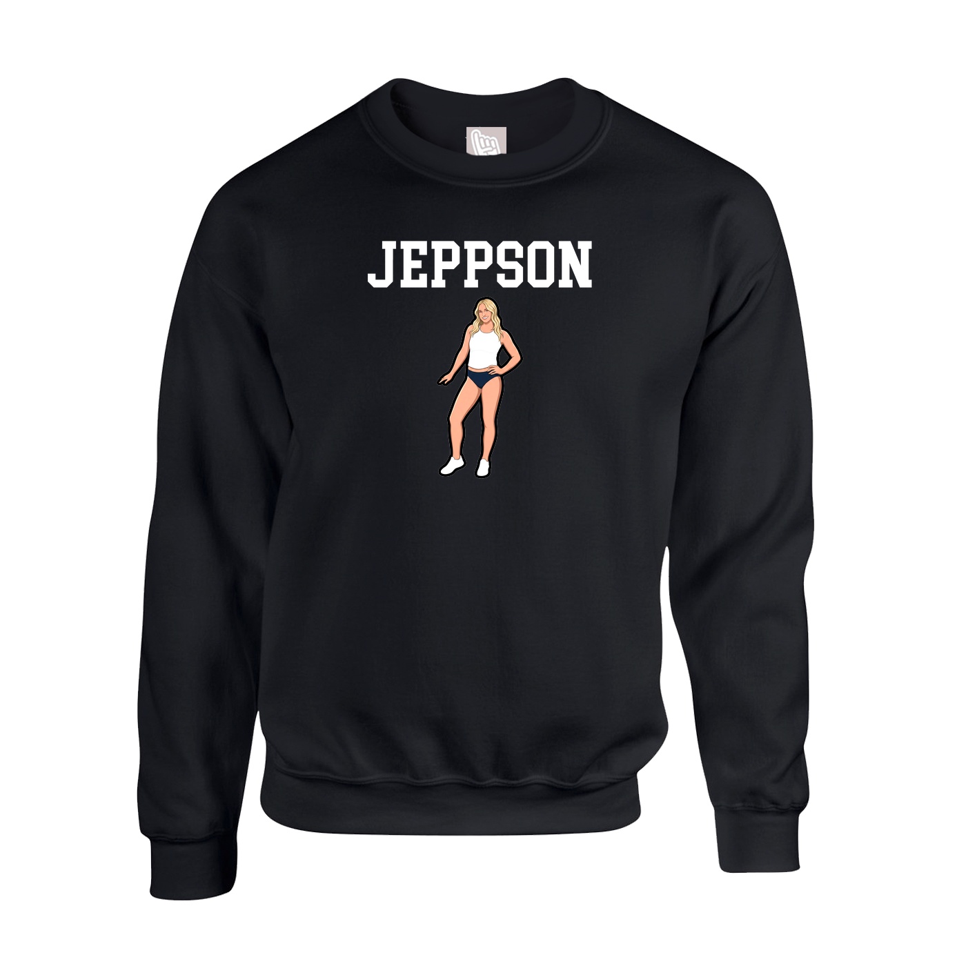 Fleece Crew — Shirsey in Black