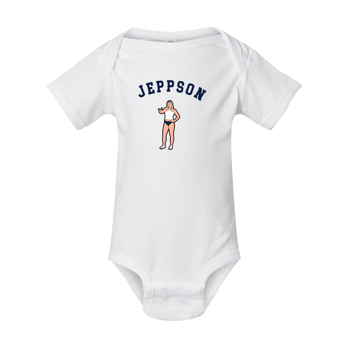 Baby Onesie — Shirsey Arch in White