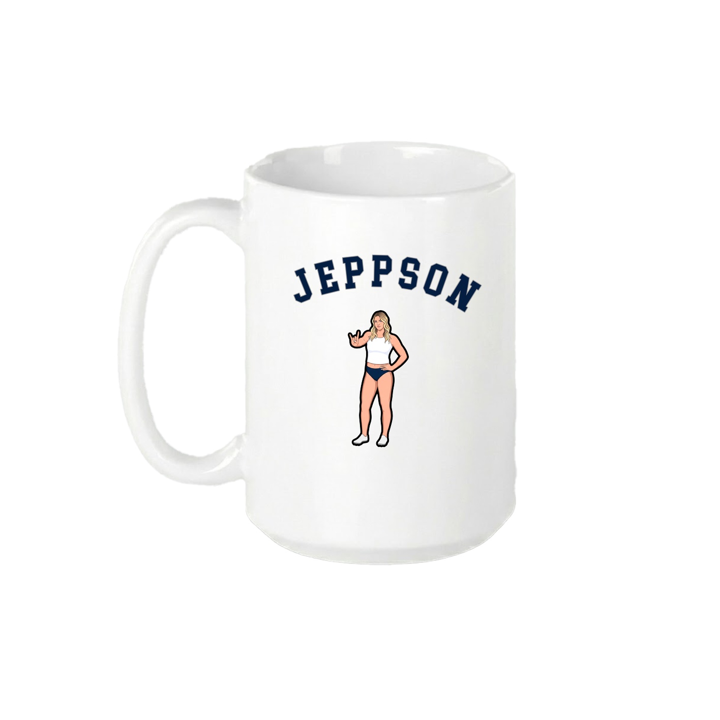 15oz Coffee Mug — Shirsey Arch in White