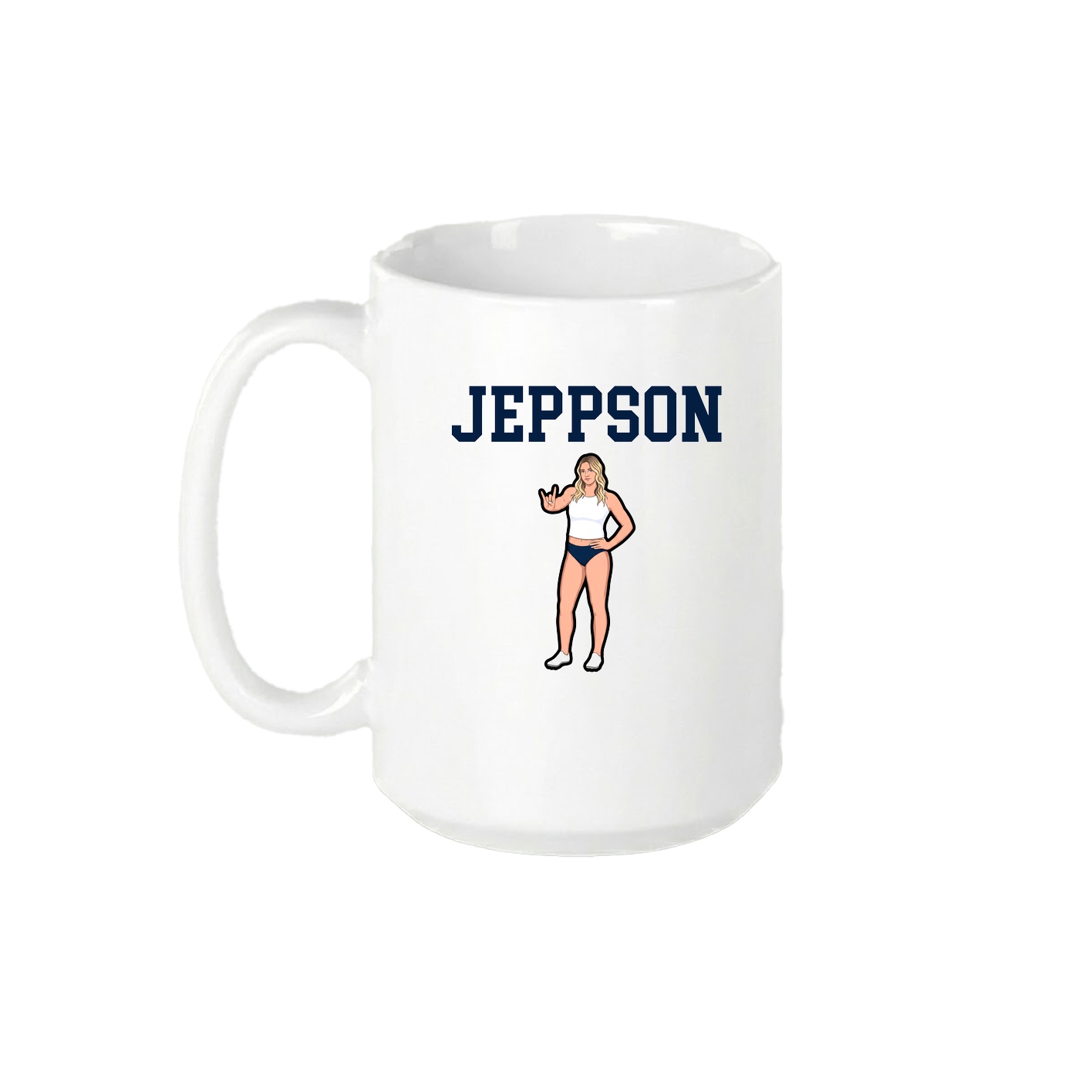 15oz Coffee Mug — Shirsey in White