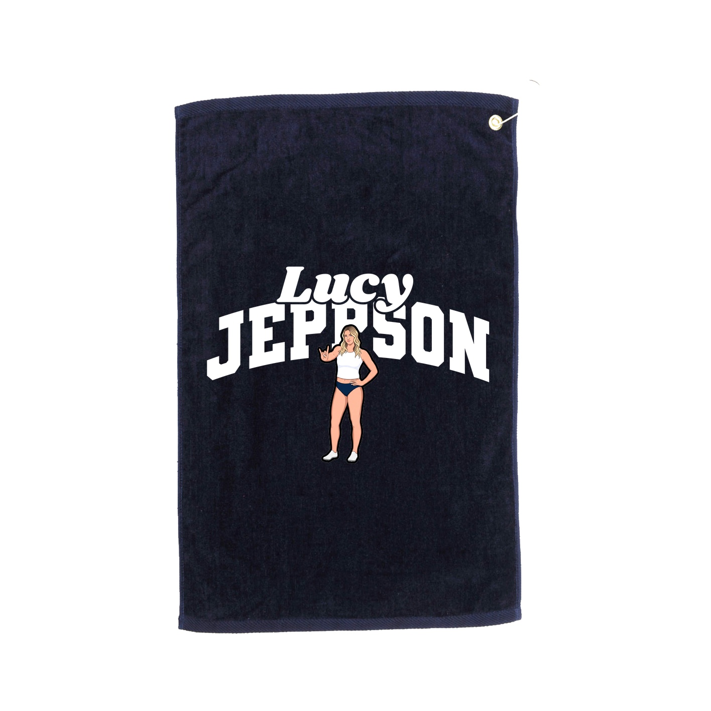 Golf Towel — Signature Arch in Navy