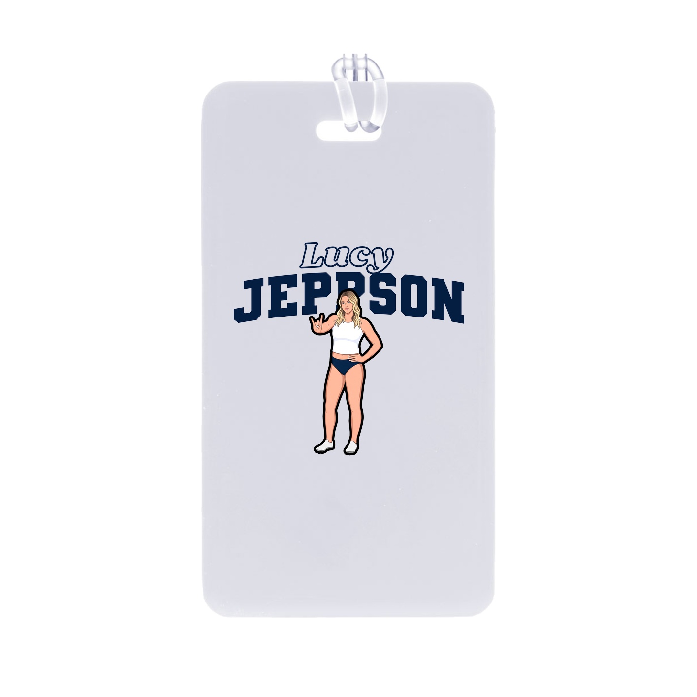 Bag Tag — Name Arch in Classic