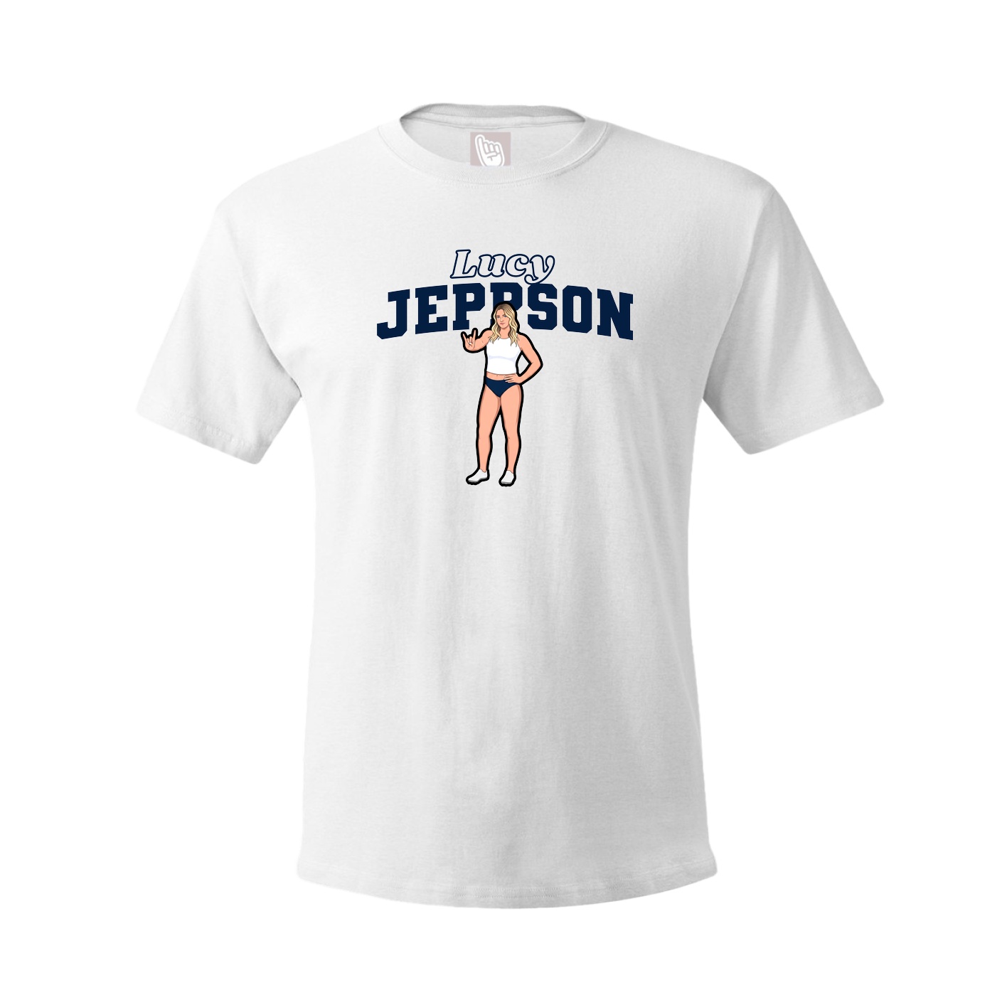 Tee — Name Arch in White