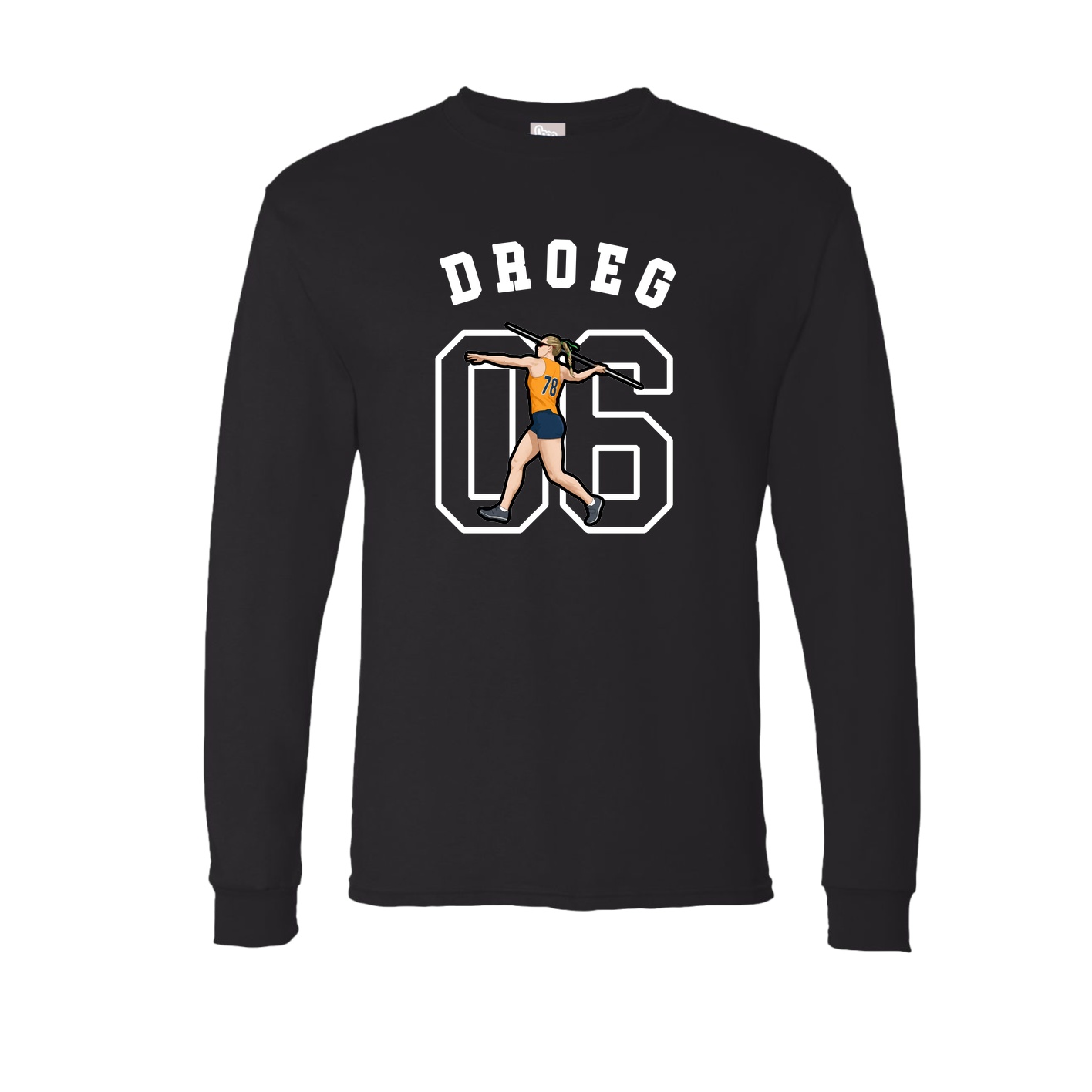 Long Sleeve Tee — Shirsey Arch in Black