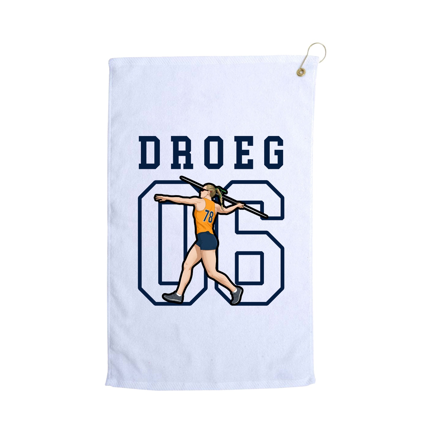 Golf Towel — Shirsey in White