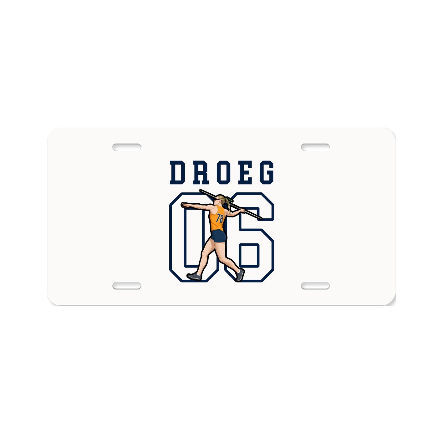 License Plate — Shirsey in Classic
