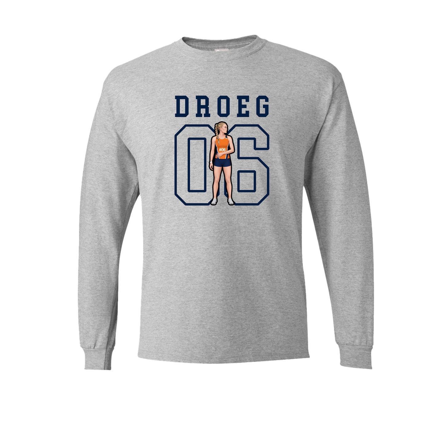 Long Sleeve Tee — Shirsey in Grey