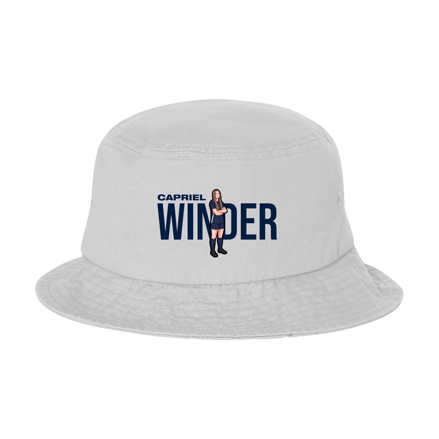 Bucket Cap — Player Name in White