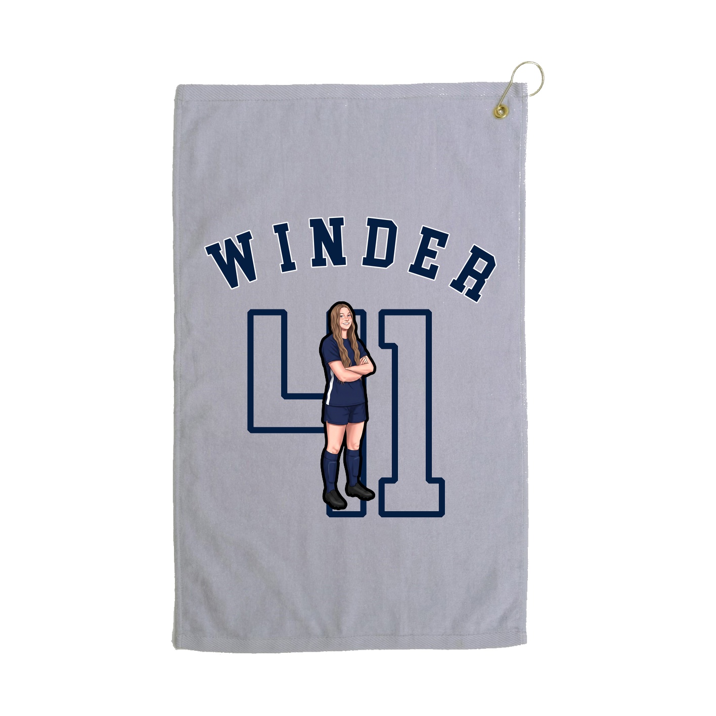 Golf Towel — Shirsey Arch in Grey