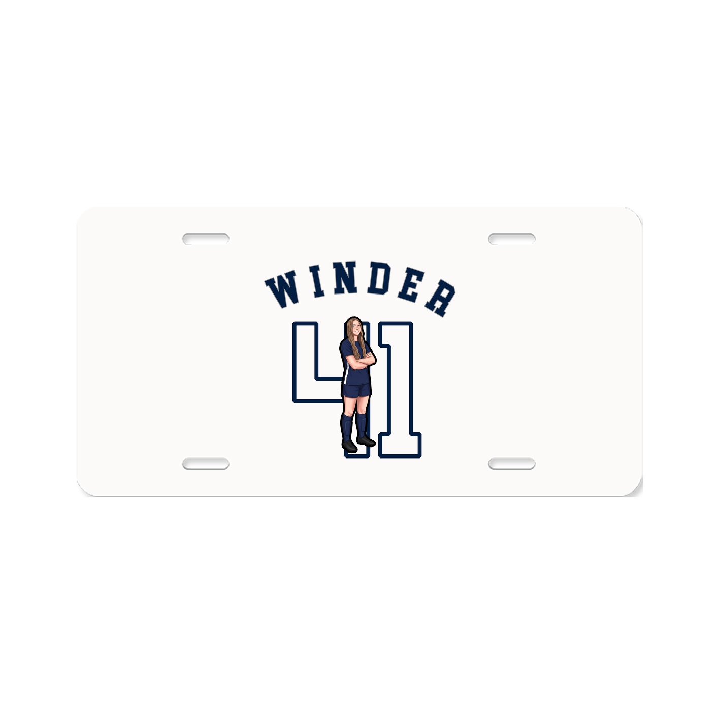 License Plate — Shirsey Arch in Classic