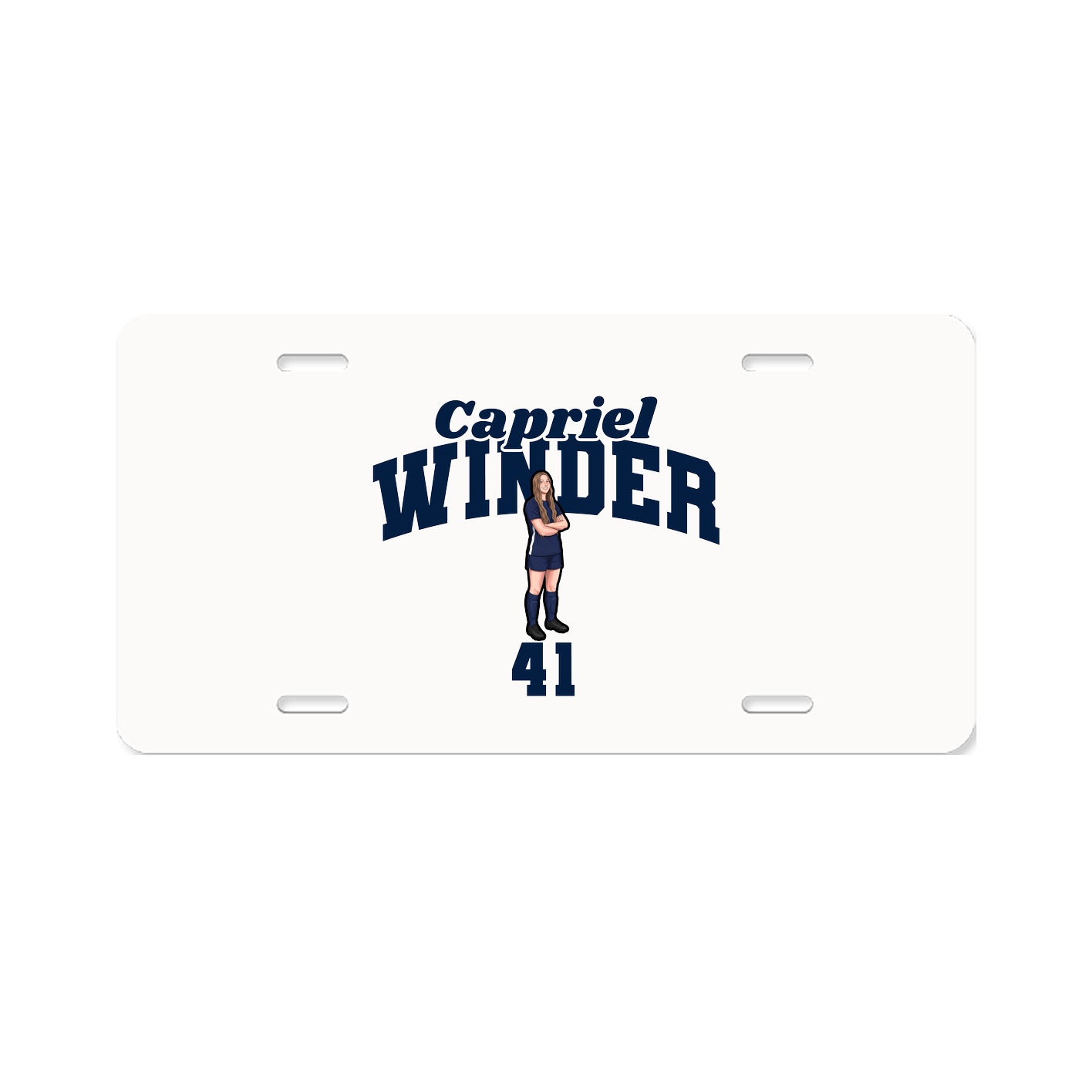 License Plate — Signature Arch in Classic