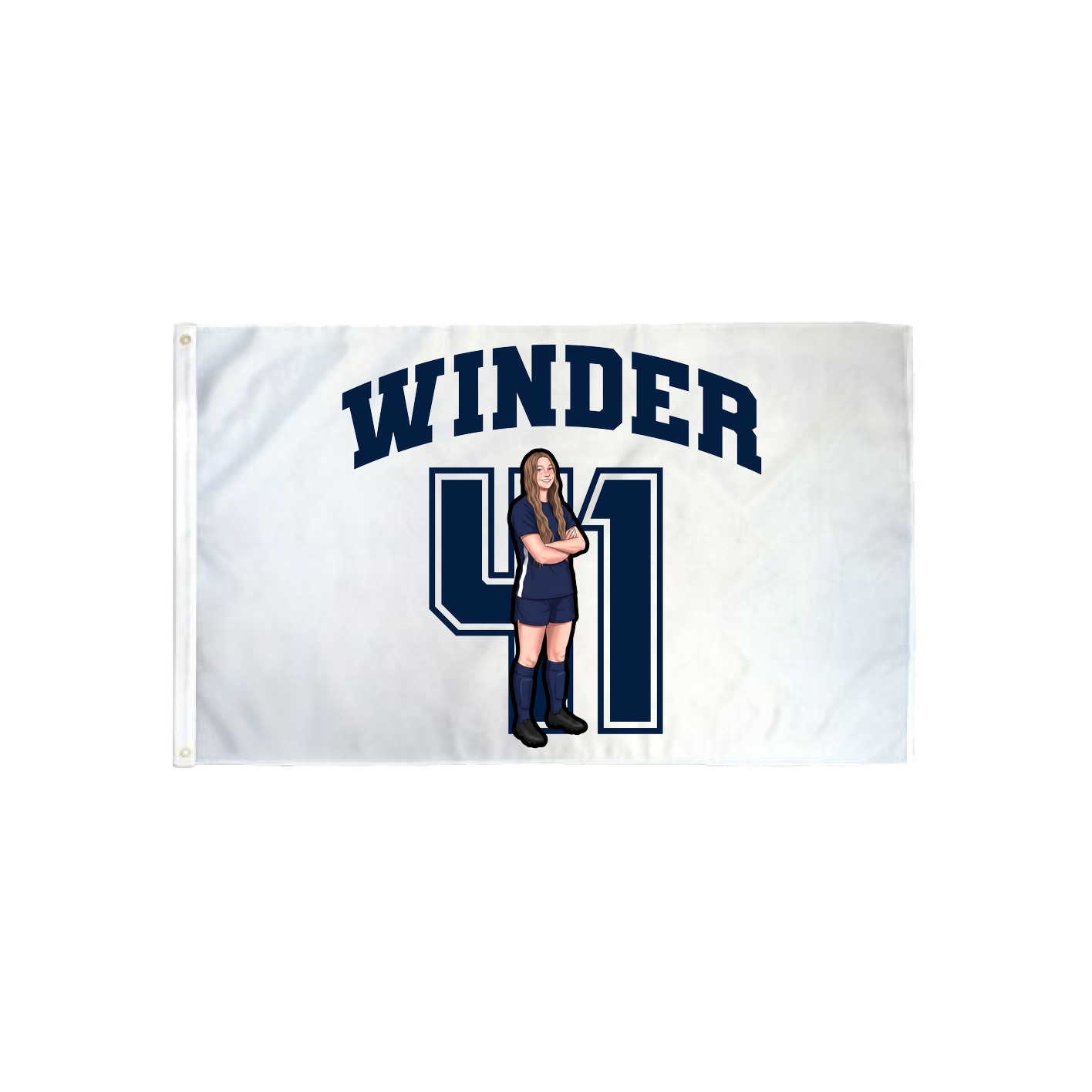 3x5 Flag — Number in Classic