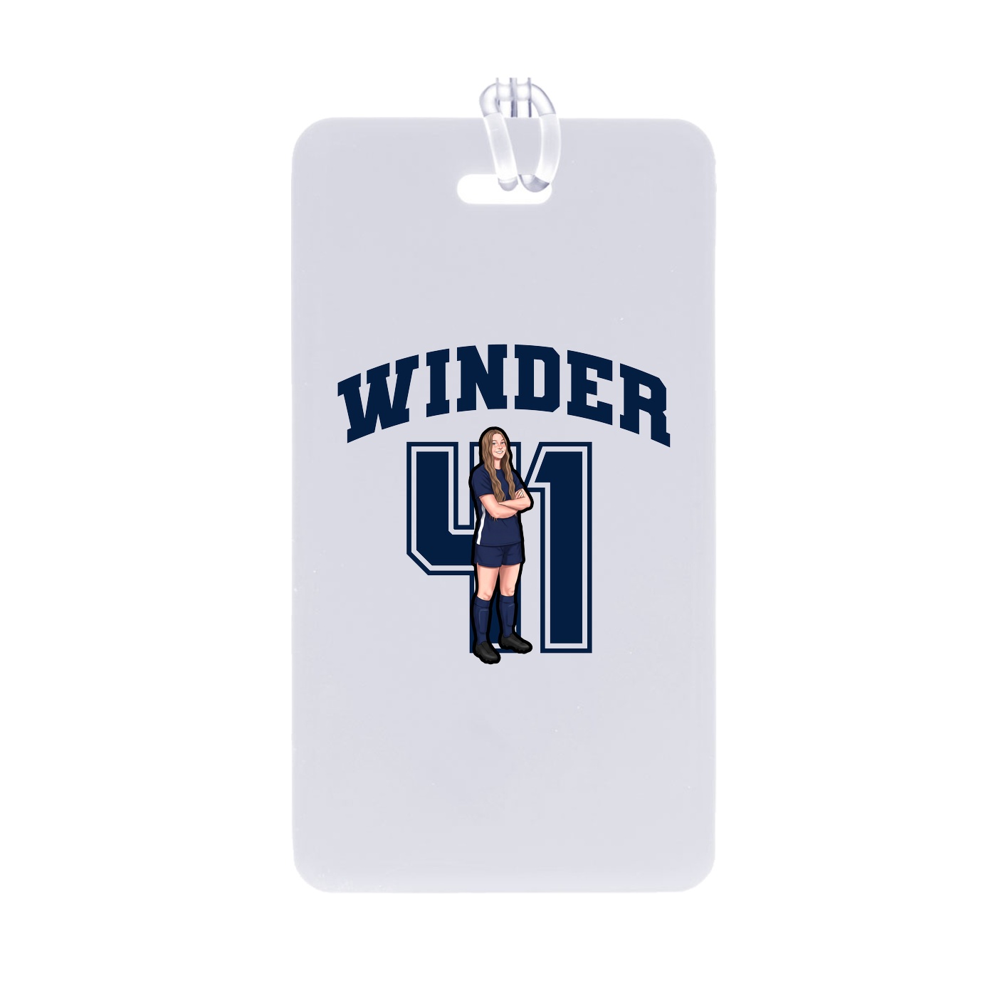 Bag Tag — Number in Classic