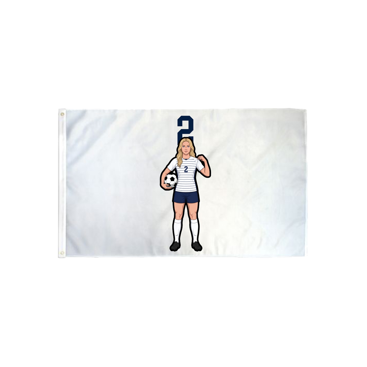 3x5 Flag — Number Top in Classic