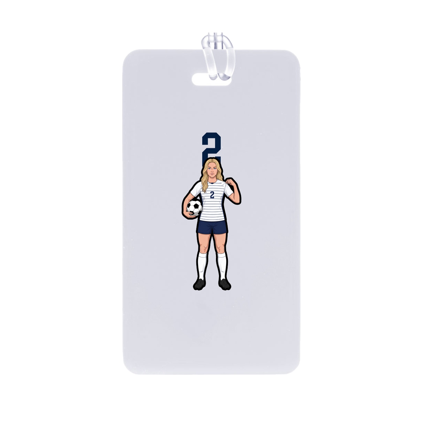 Bag Tag — Number Top in Classic
