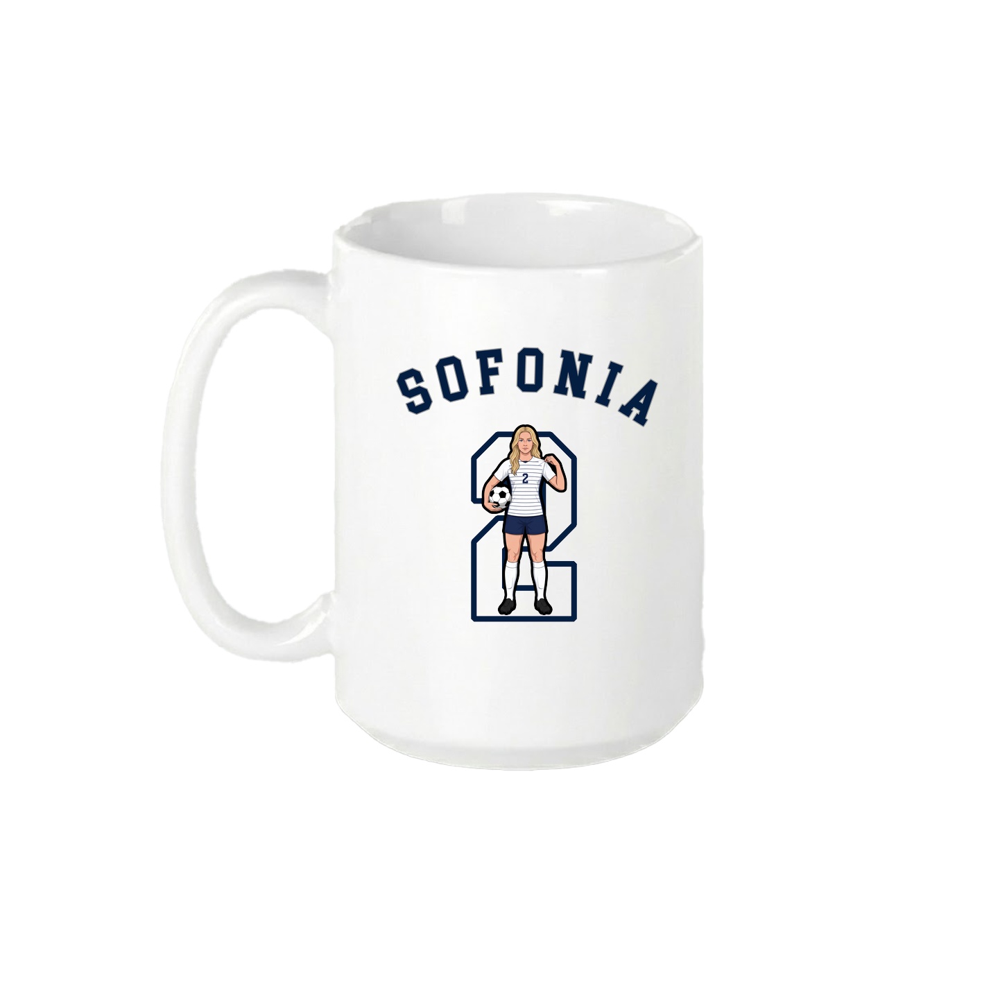 15oz Coffee Mug — Shirsey Arch in White