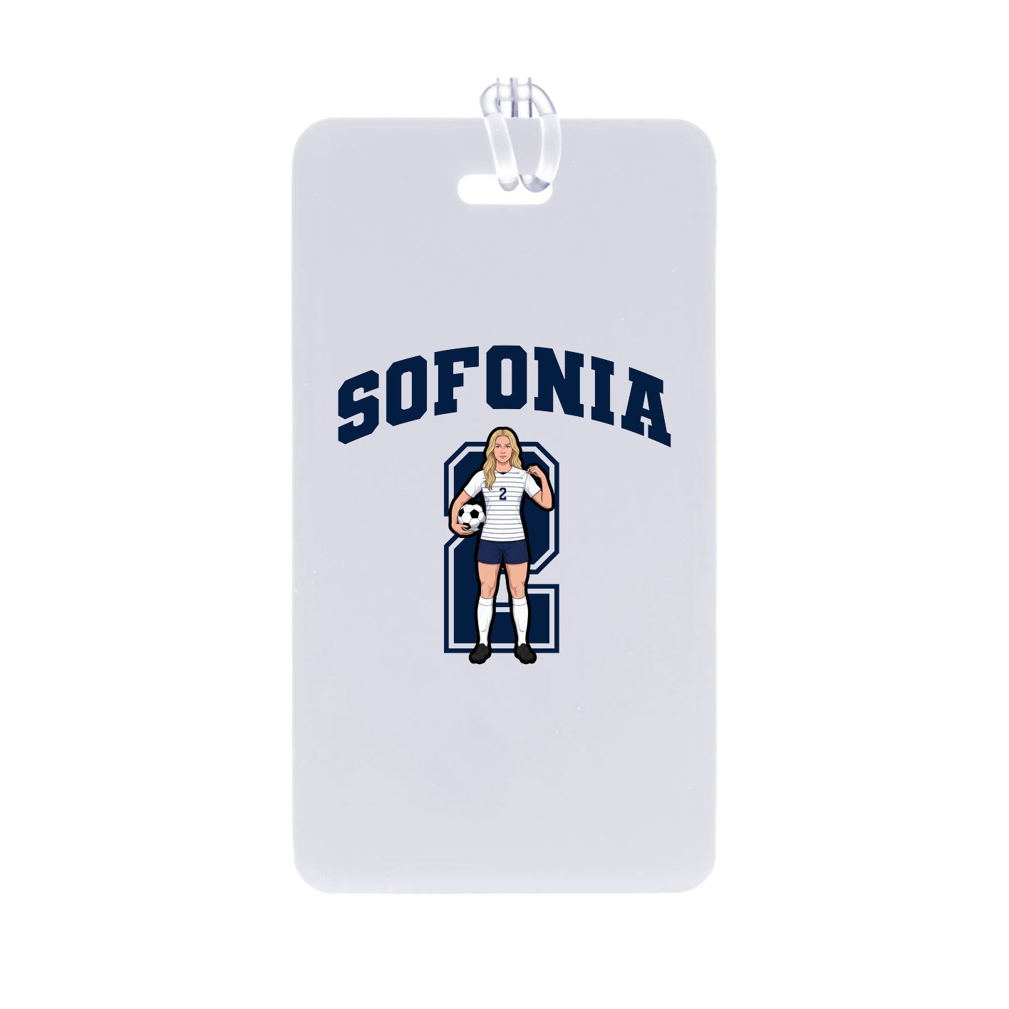 Bag Tag — Number in Classic