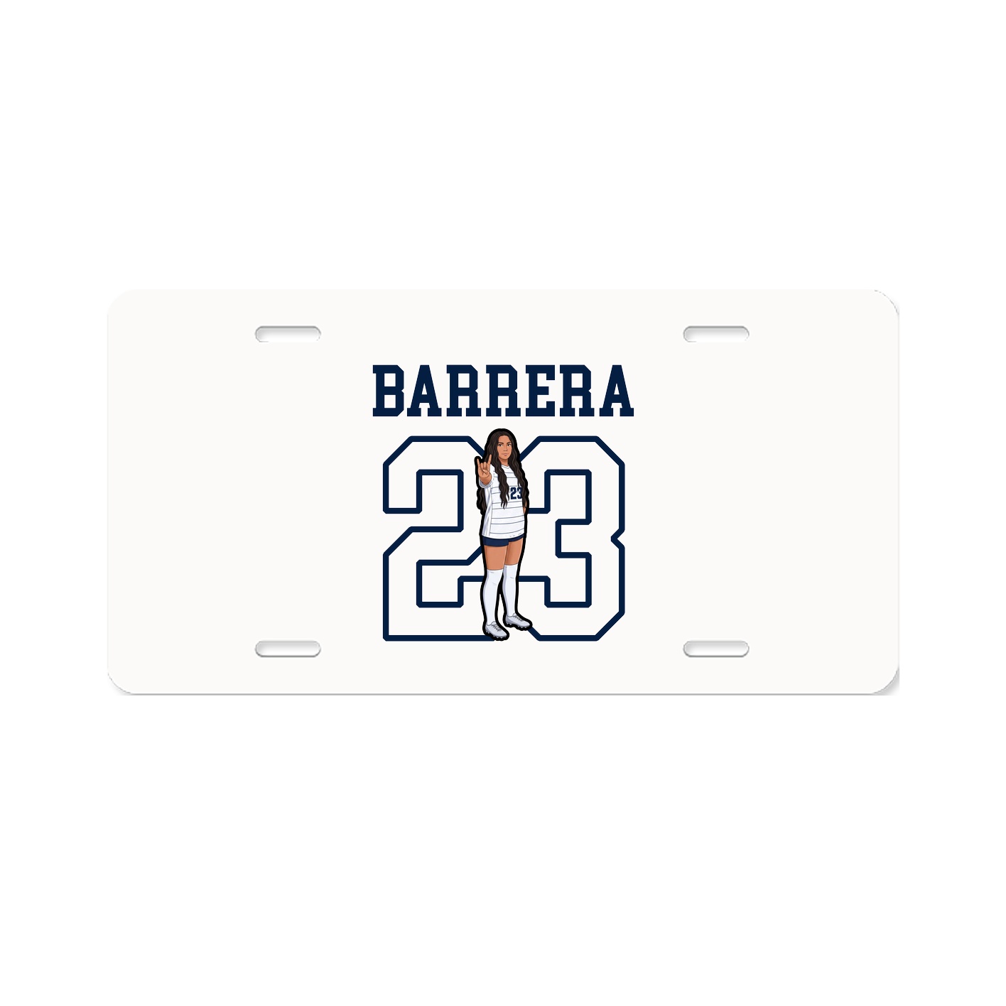 License Plate — Shirsey in Classic