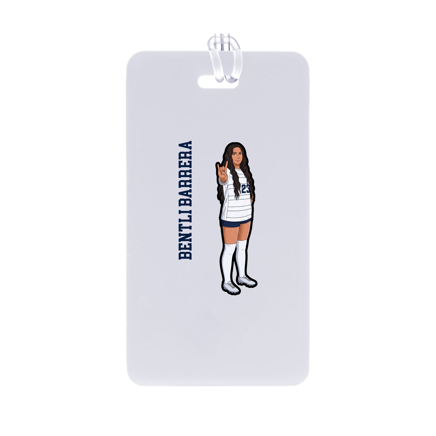 Bag Tag — Name Vertical in Classic
