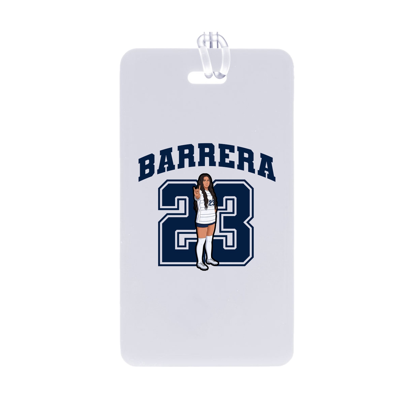 Bag Tag — Number in Classic
