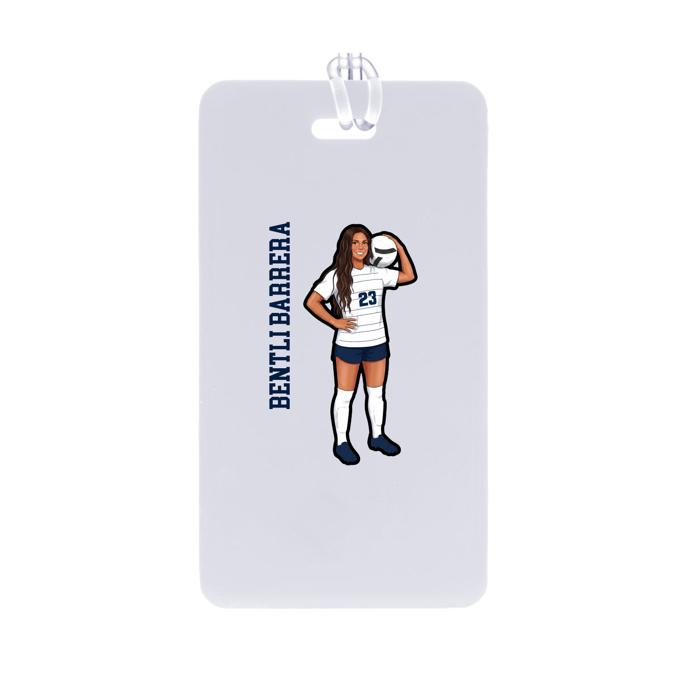 Bag Tag — Name Vertical in Classic